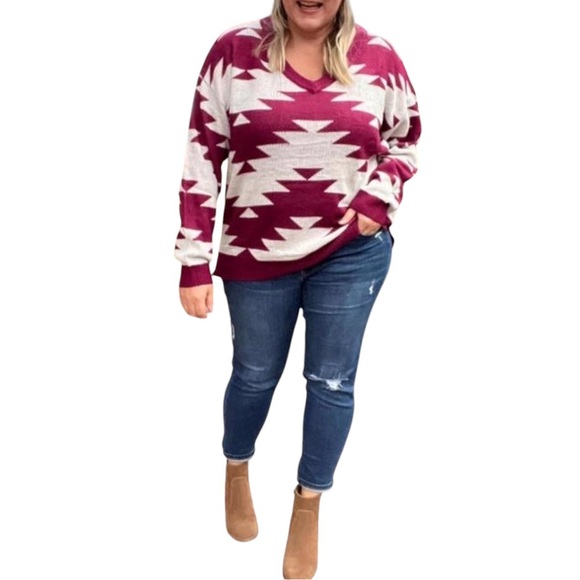 NWT🌺LuLaRoe•Torrie Jacquard Knit Sweater - Picture 8 of 8